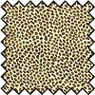 Dollhouse Miniature Silk Fabric: Leopard